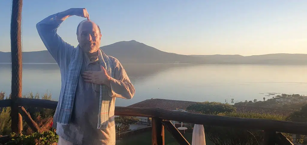 Don Baba en el Lago de Chapala Kriya Yoga México