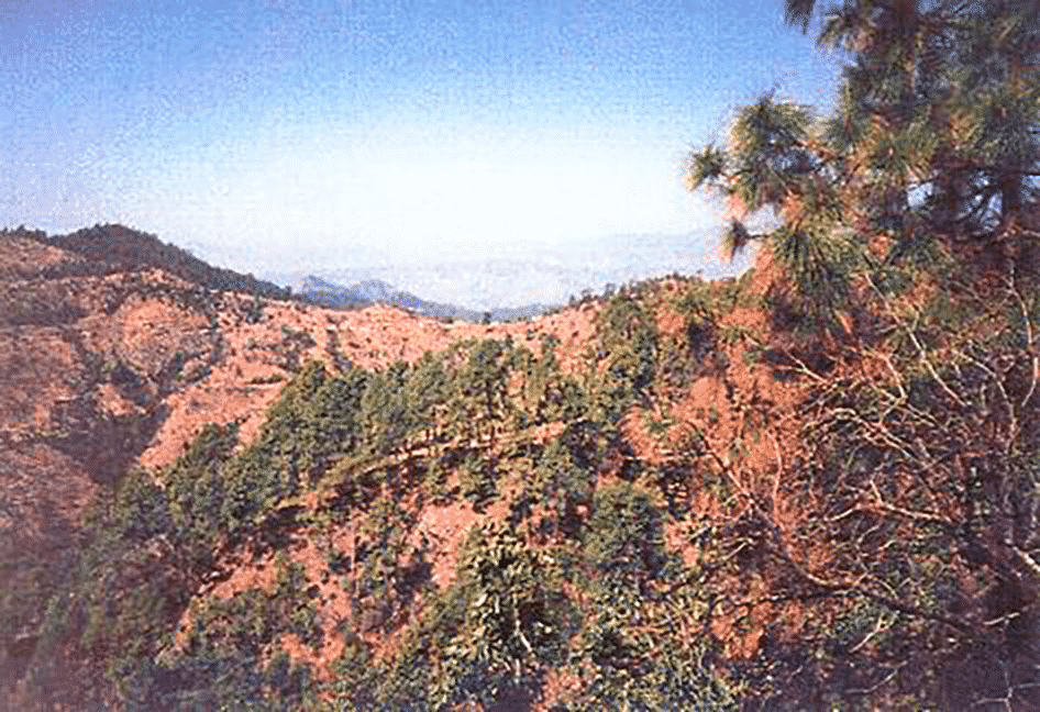 Vista de la Cueva de Babaji