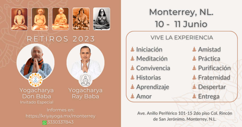 Retiro Kriya Yoga Monterrey 2023