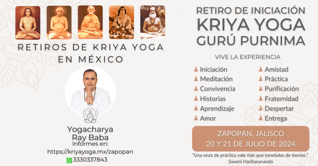 Retiro Kriya Yoga Guru Purnima 2024