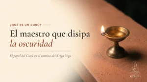 ¿Qué es un Gurú? El maestro que disipa la oscuridad — lámpara de aceite encendida